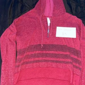 Aeropostale crop too quarter zip